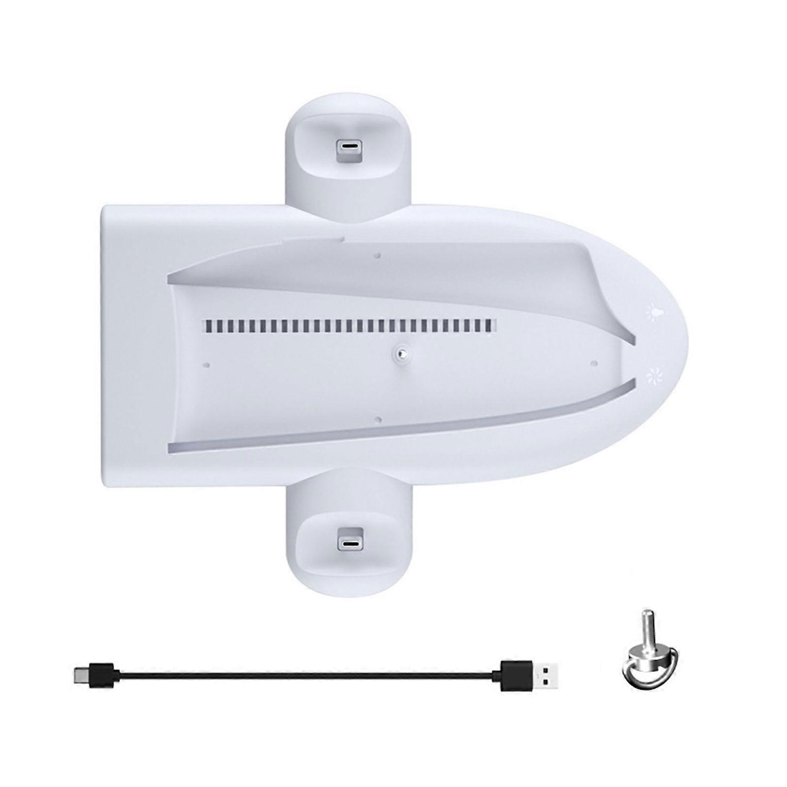 Space Saving Consoles Stand With Builts In Coolers, Controller Charger Game Holder for P5 Slim Consoles Stand Storage Multicolor