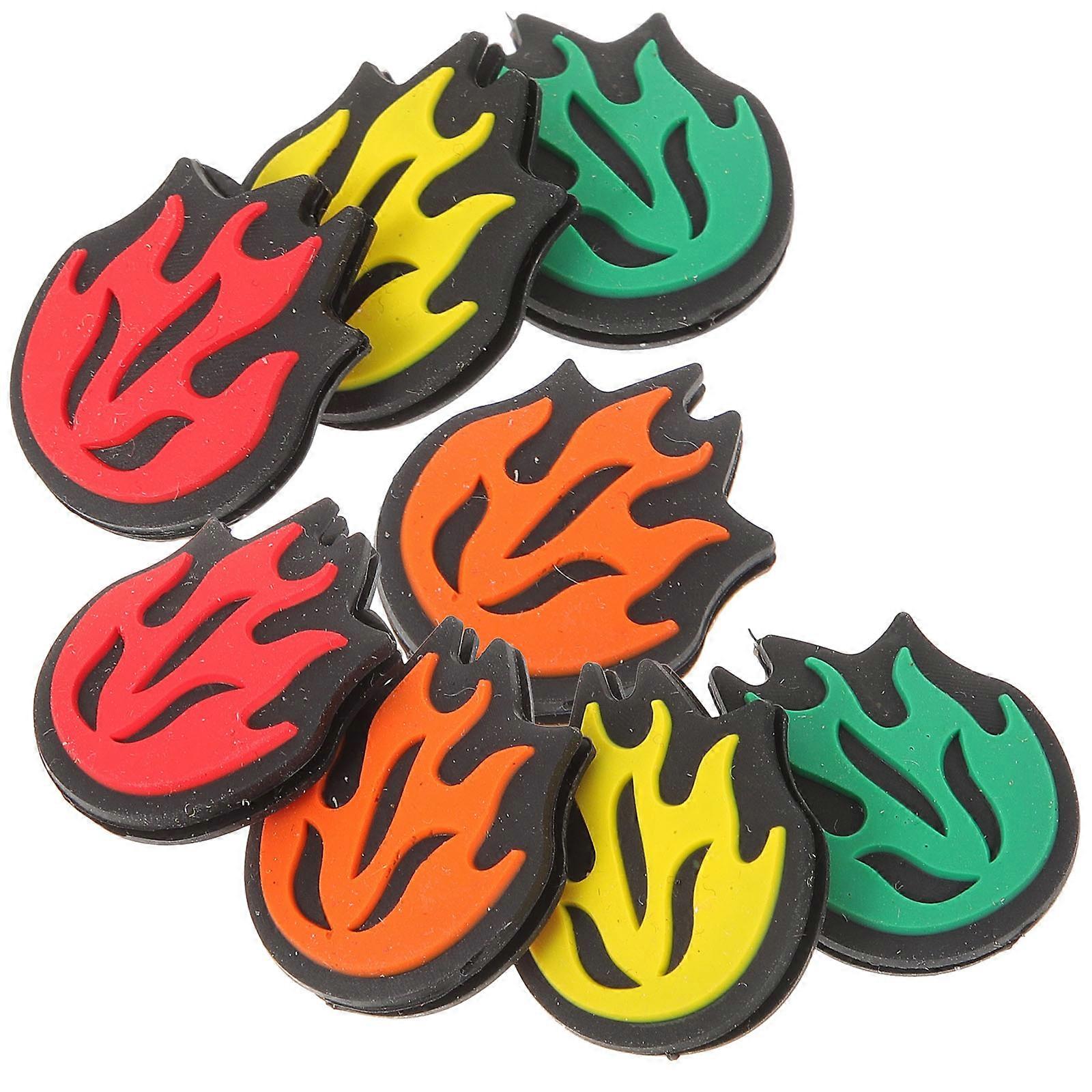 8PcsTennis Racket Vibration Absorbers Silicone Racket Dampeners Racket Damping Supplies for Gifts
