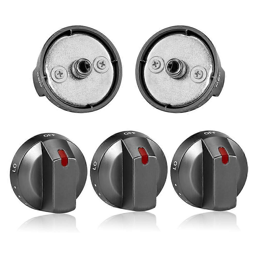 5Packs DG64-00473B Stove Gas Range Knobs for Oven Knobs Replacements