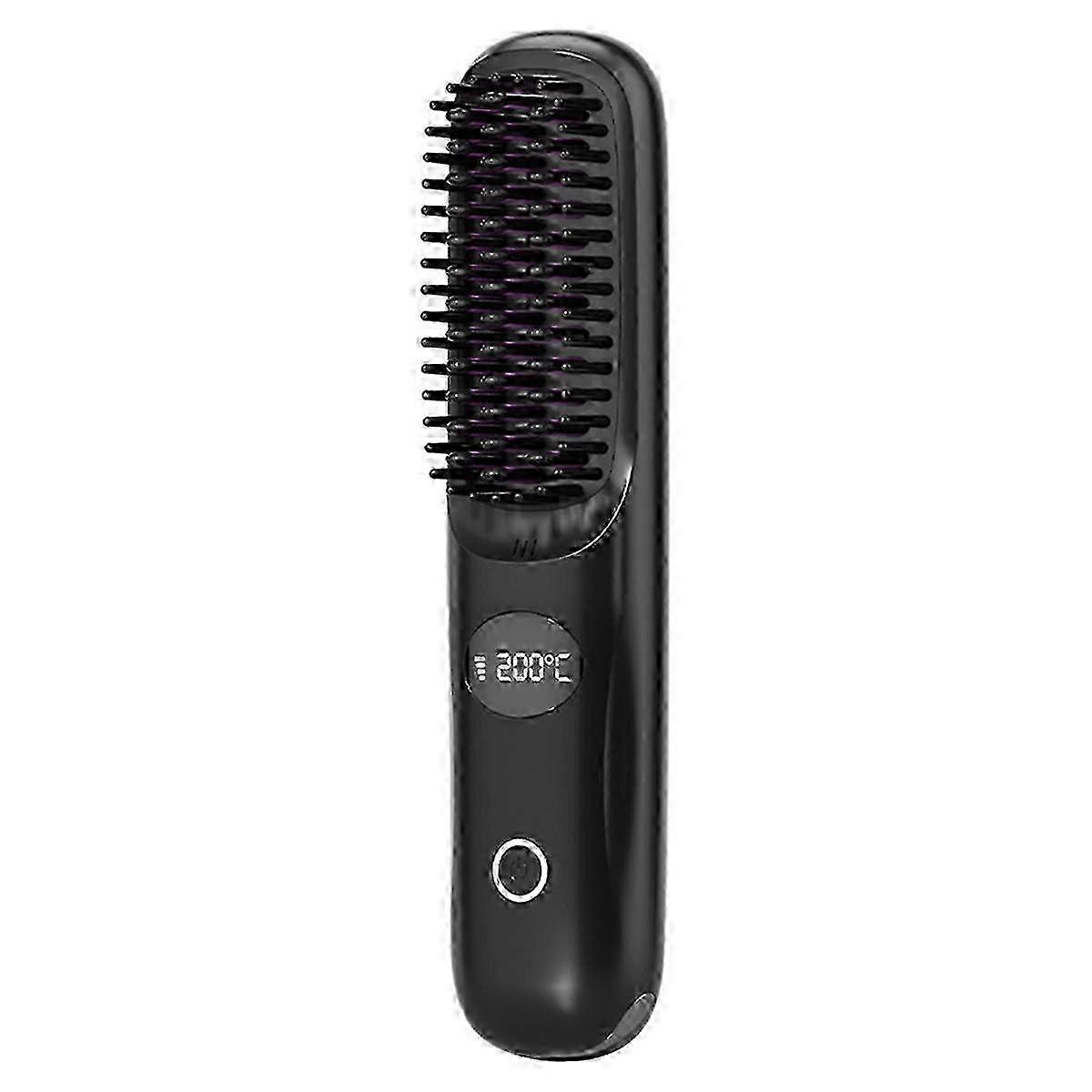 m Cordless Ceramic Heated Hot Brush 3 Temp Settings