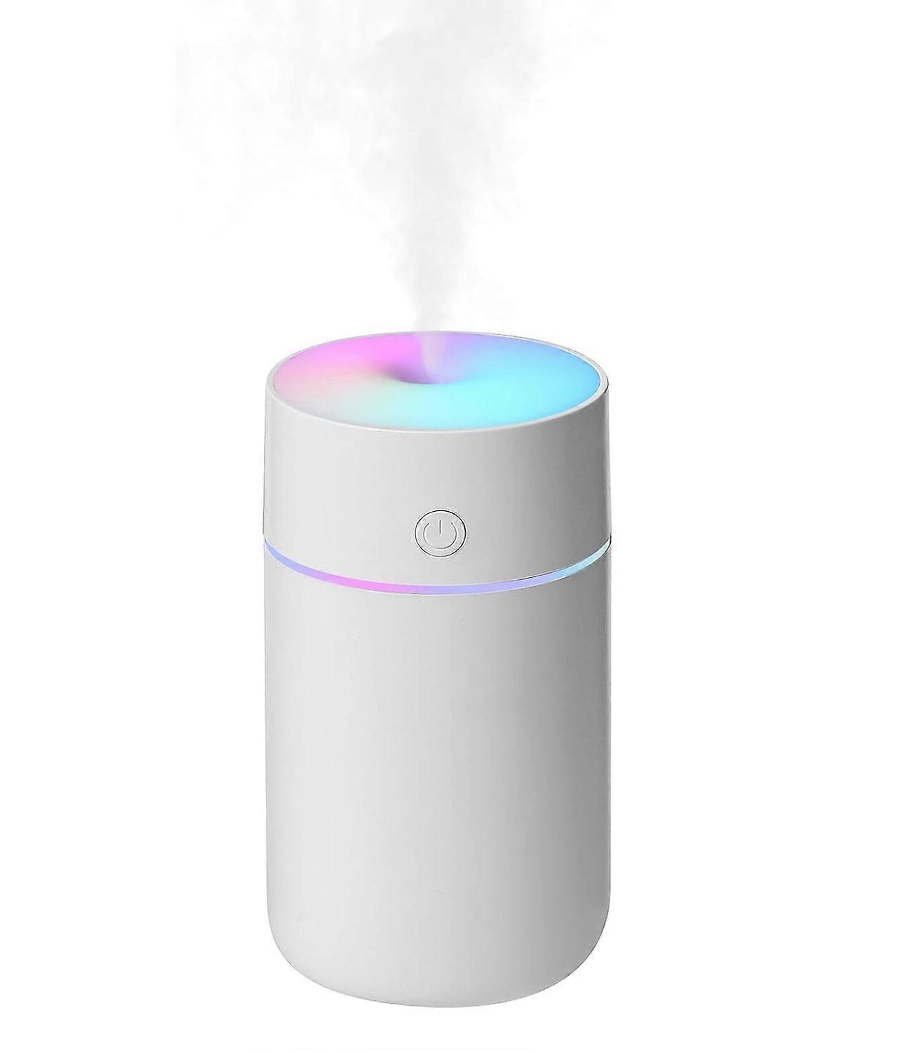 Portable Mini Humidifier - Recharge Small Personal Desk Cold Mist Air Humidifier with Adjustable