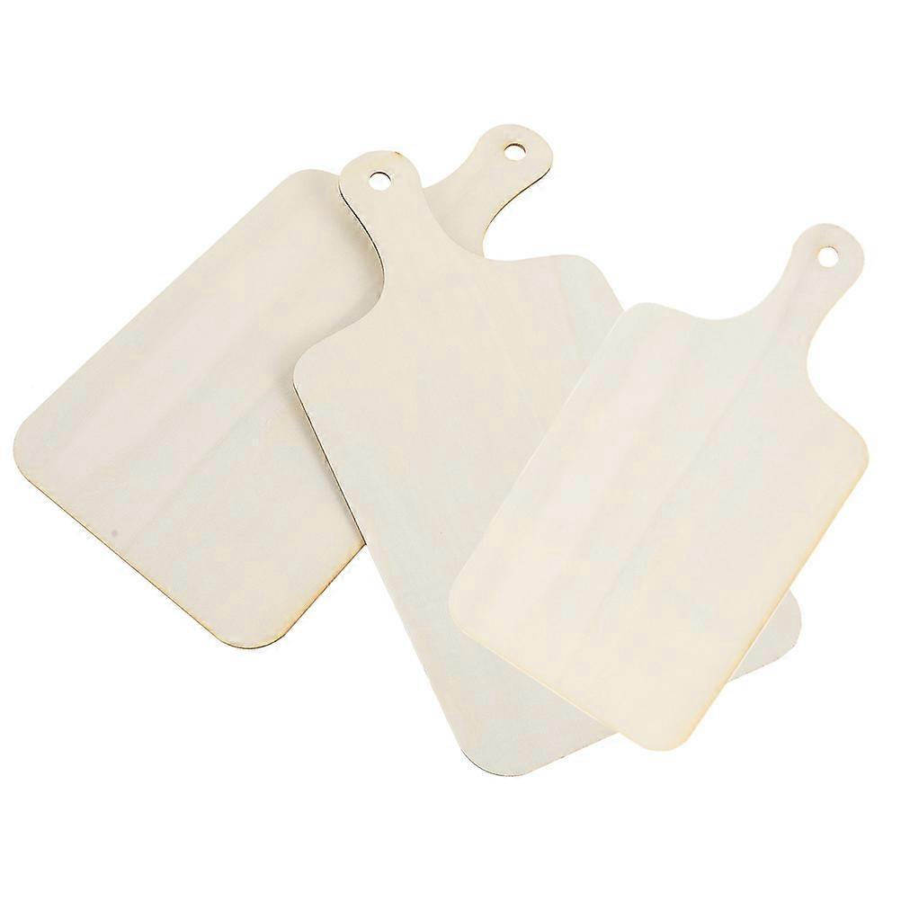 Wooden Bread Board for Bread Cutting 3Pcs Mini DIY Serving Tray