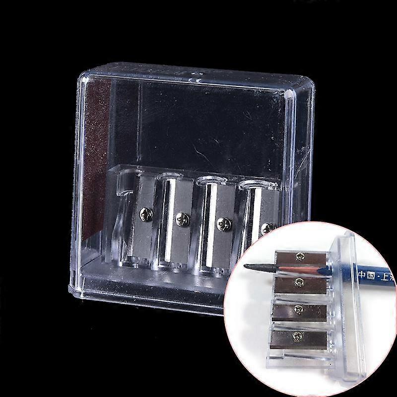 4 Holes Multi -Functional Sharpener For Charcoal Pencil Sketch Pencils Drawing 