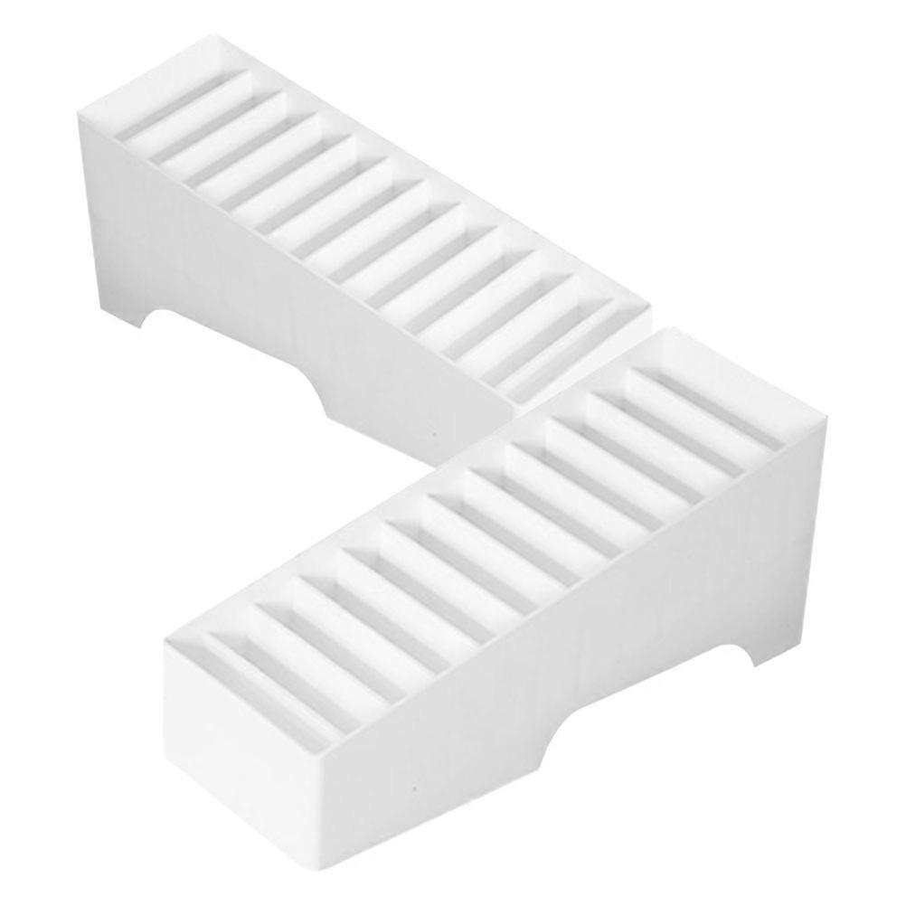 Cell Phone Holder Plastic Box for Storage 2Pcs Multi-Grid Desktop Organizer