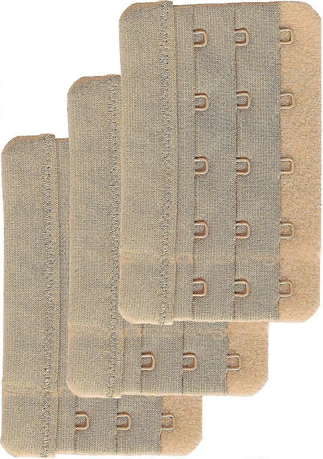Women's Bra Extender 5 Hook Plus Size Bra Strap Extenders 3pcs-Pack