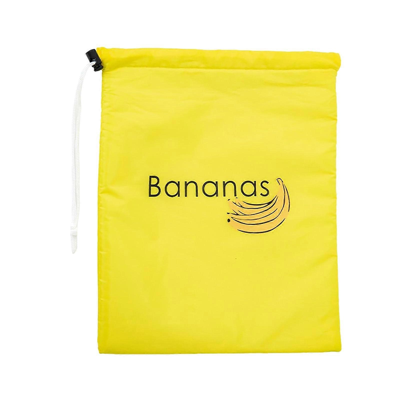 Reusable Drawstring Mesh Produce Bag for Bananas, EcoFriendly Breathable Fruit Storage, 10x15cm