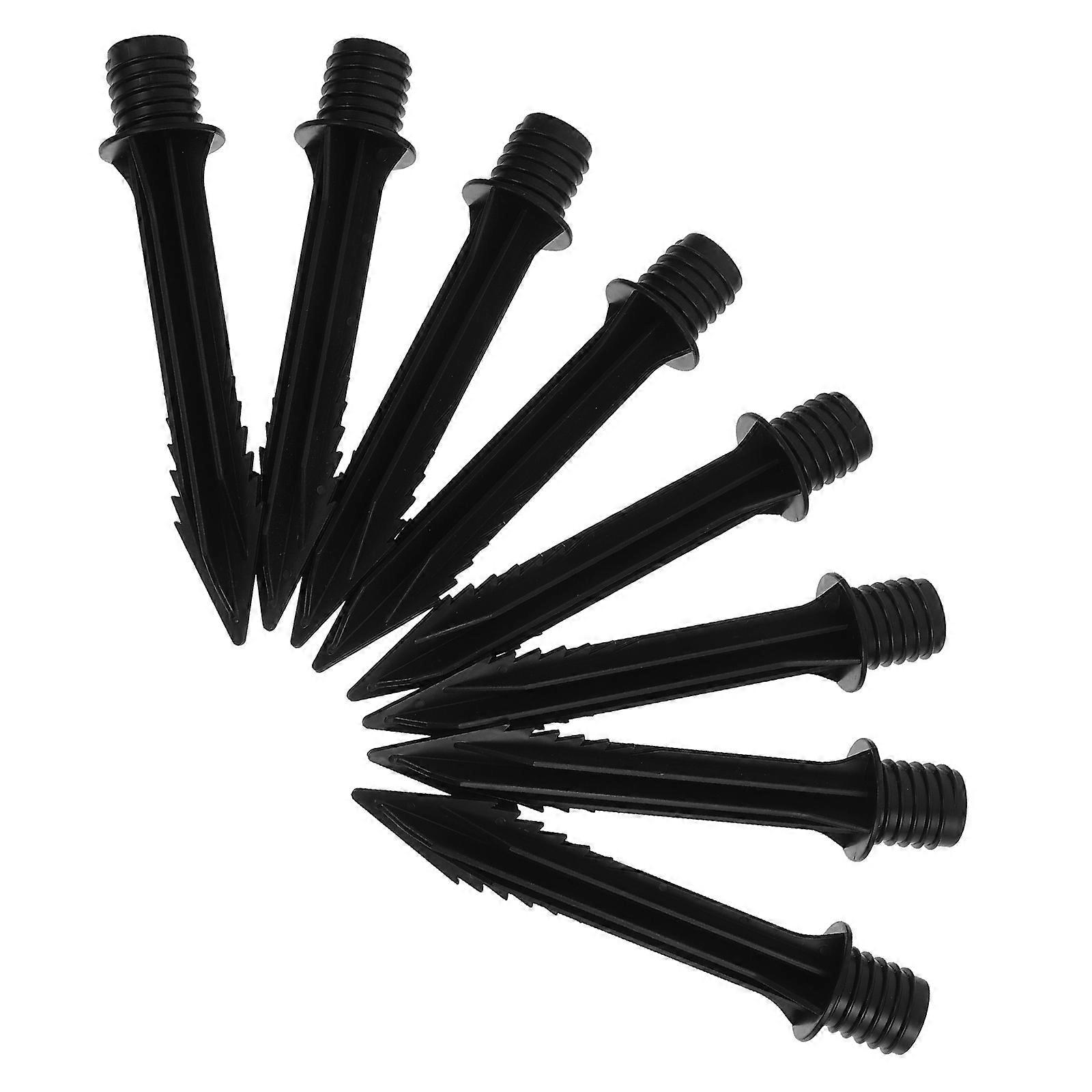 8Pcs Plastic Solar Light Stakes Replacement for Outdoor Garden Pathways