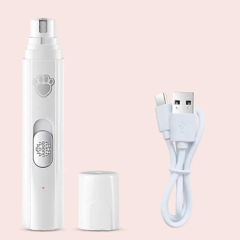 Electric Dog Nail Grinder Pet Nail Clipper USB Rechargeable Pet Nail Trimmers Painless with Polisher Wheel for Small/Large Pets