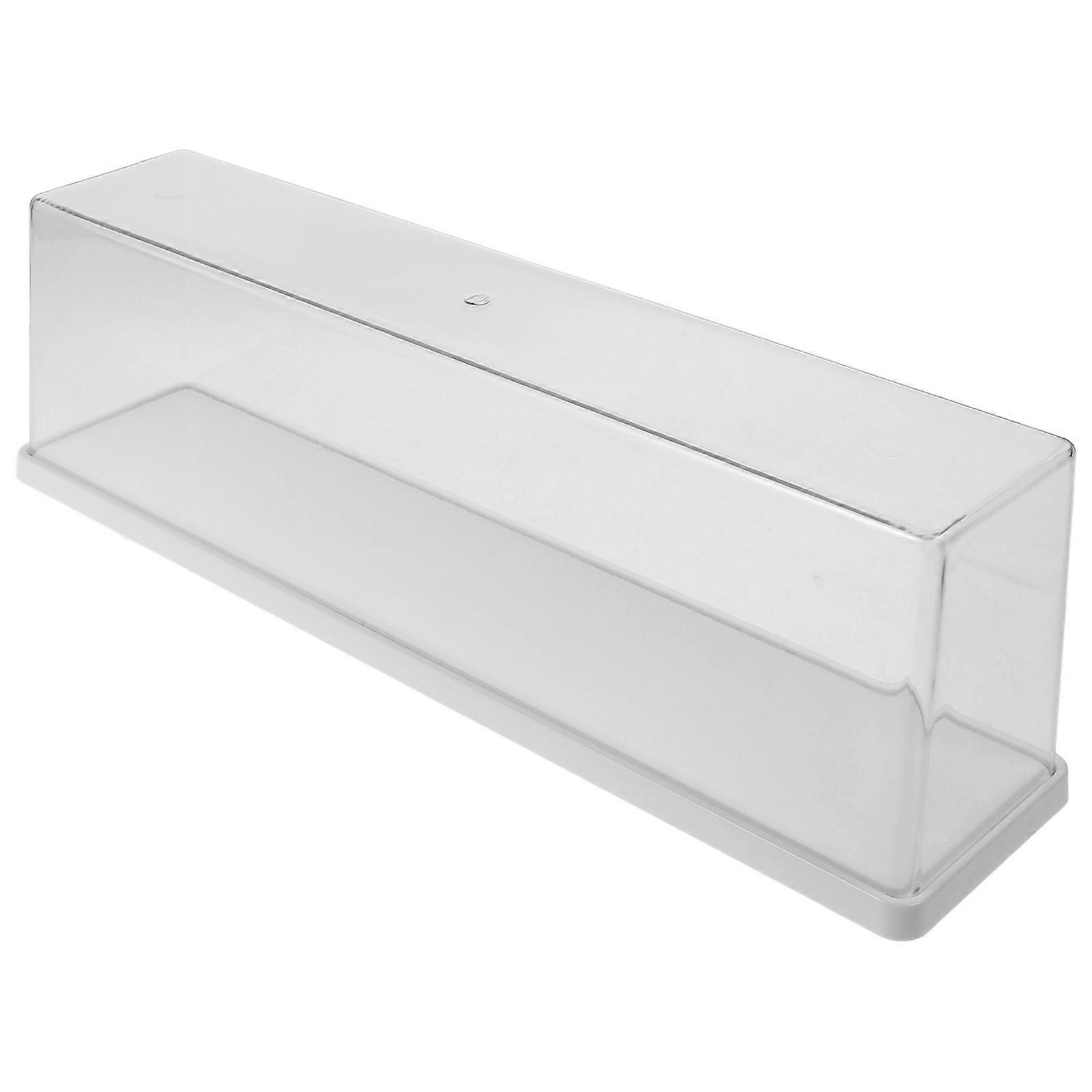 Display Rack Case Clear Plastic Storage for Action Figures 2Pcs