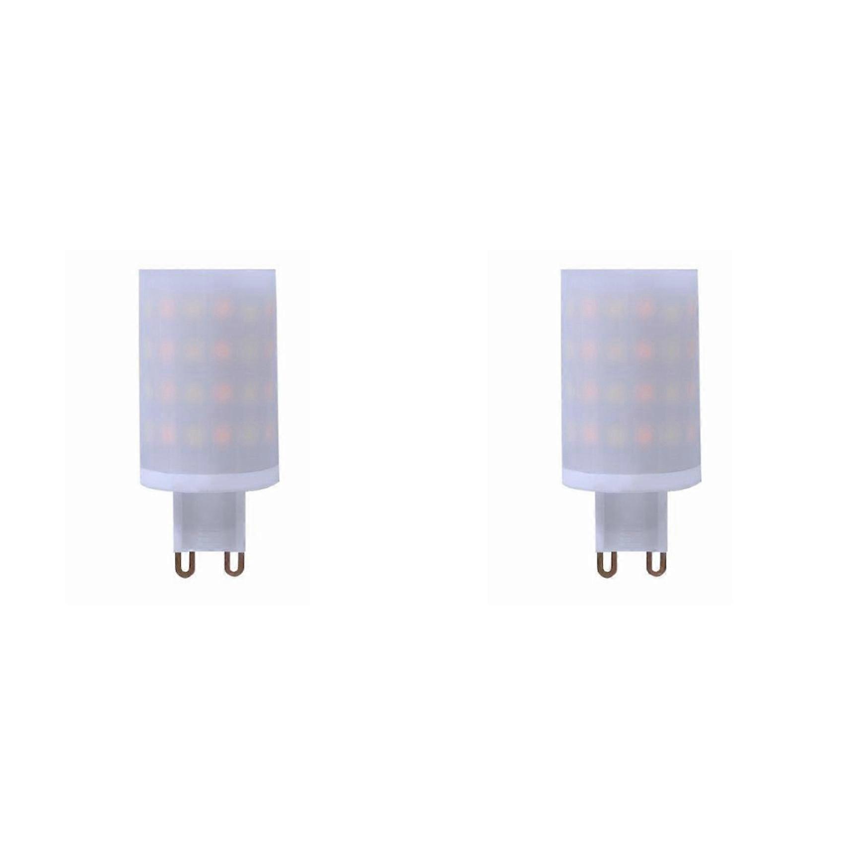 2X Tuya WiFi G9 Dimmable Smart Light G9 6W LED Lamp Bulb Intelligent Light Voice Control LED Bulbs AC220-240V EU Plug