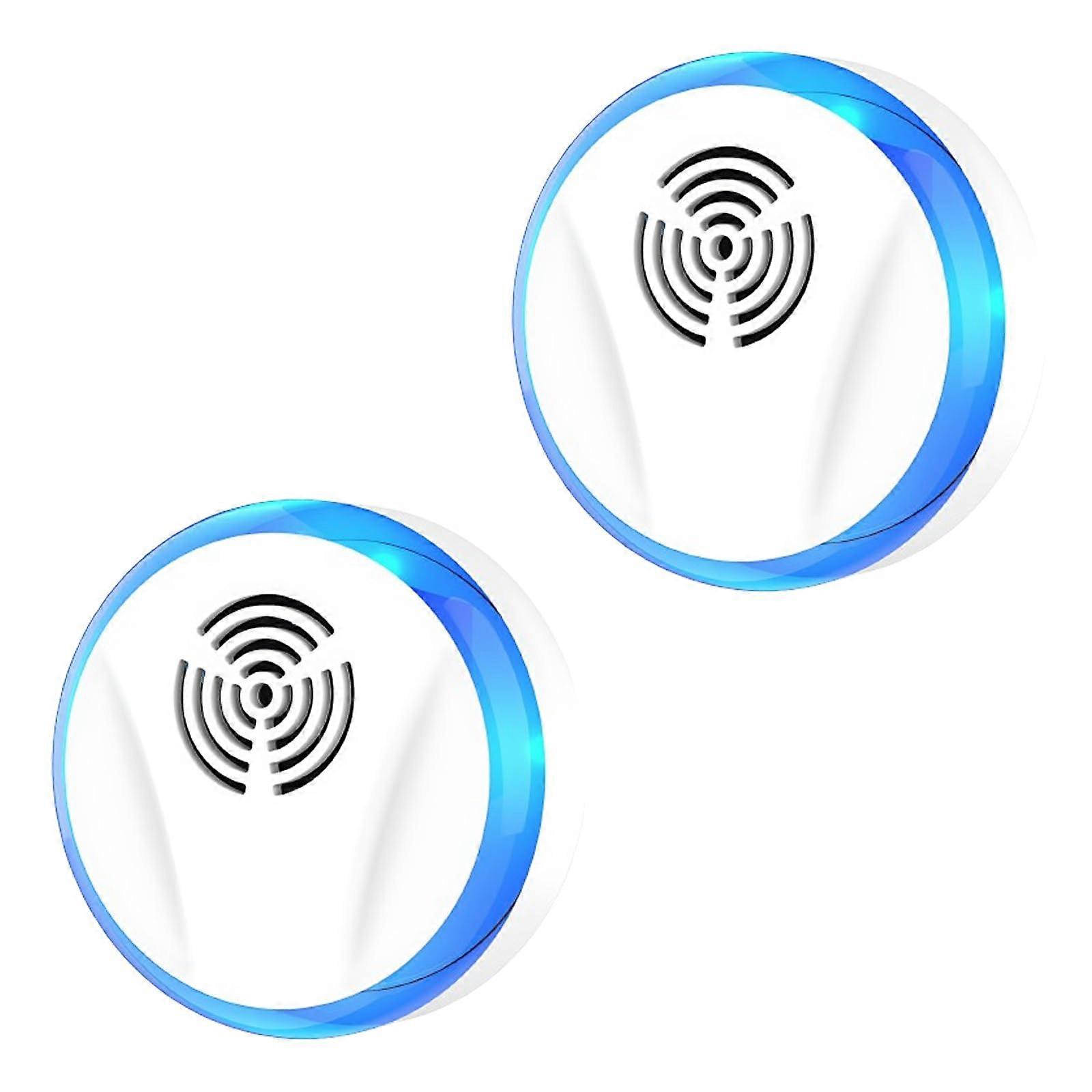 Ultrasonic Pest Repeller Indoor Plug In for Mice Rats Insects Wide Coverage Pet Safe 2 White