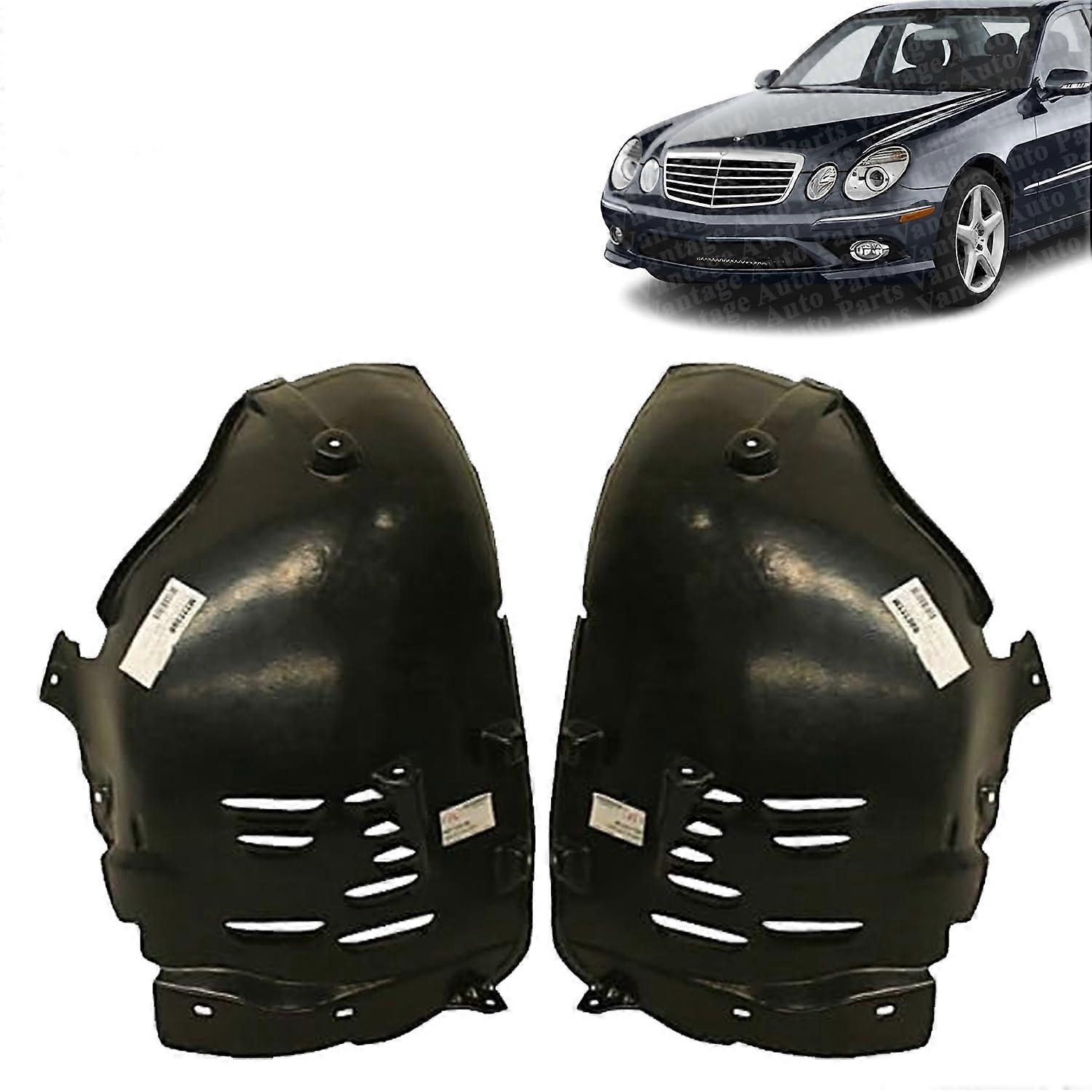 Front Fender Liners Left Right Set OEM Fit Durable Protection for Mercedes Benz EClass 20032009