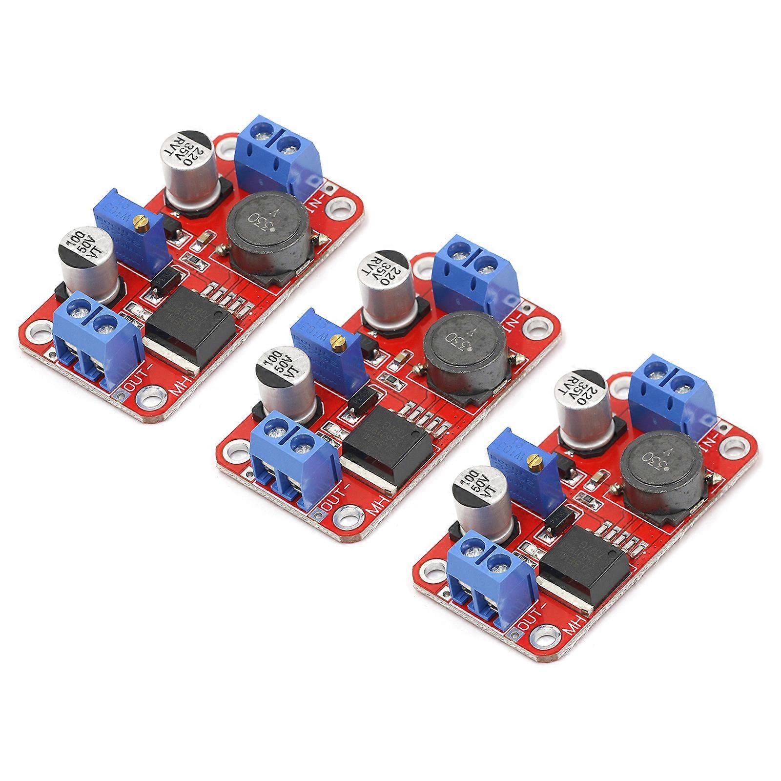Compactly Voltages Boost Convert Module Adjustable 5A Output Powerful Voltages Regulator with Protections Multicolor