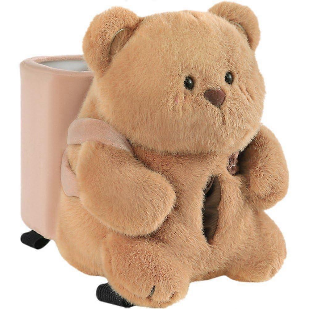 2 in 1 Car Tissue Box and Trash Bin, Cute Animal Shaped Organizer for Home and Office Use