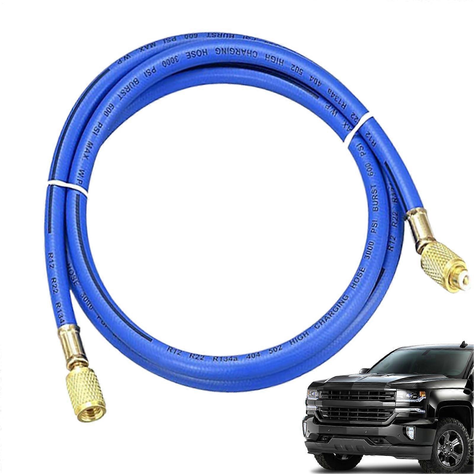 Refrigerant Hose Set Brass Connector Low Loss Lines For Automotive HVAC Car RV A/C Recharge System Leak Proof Hose