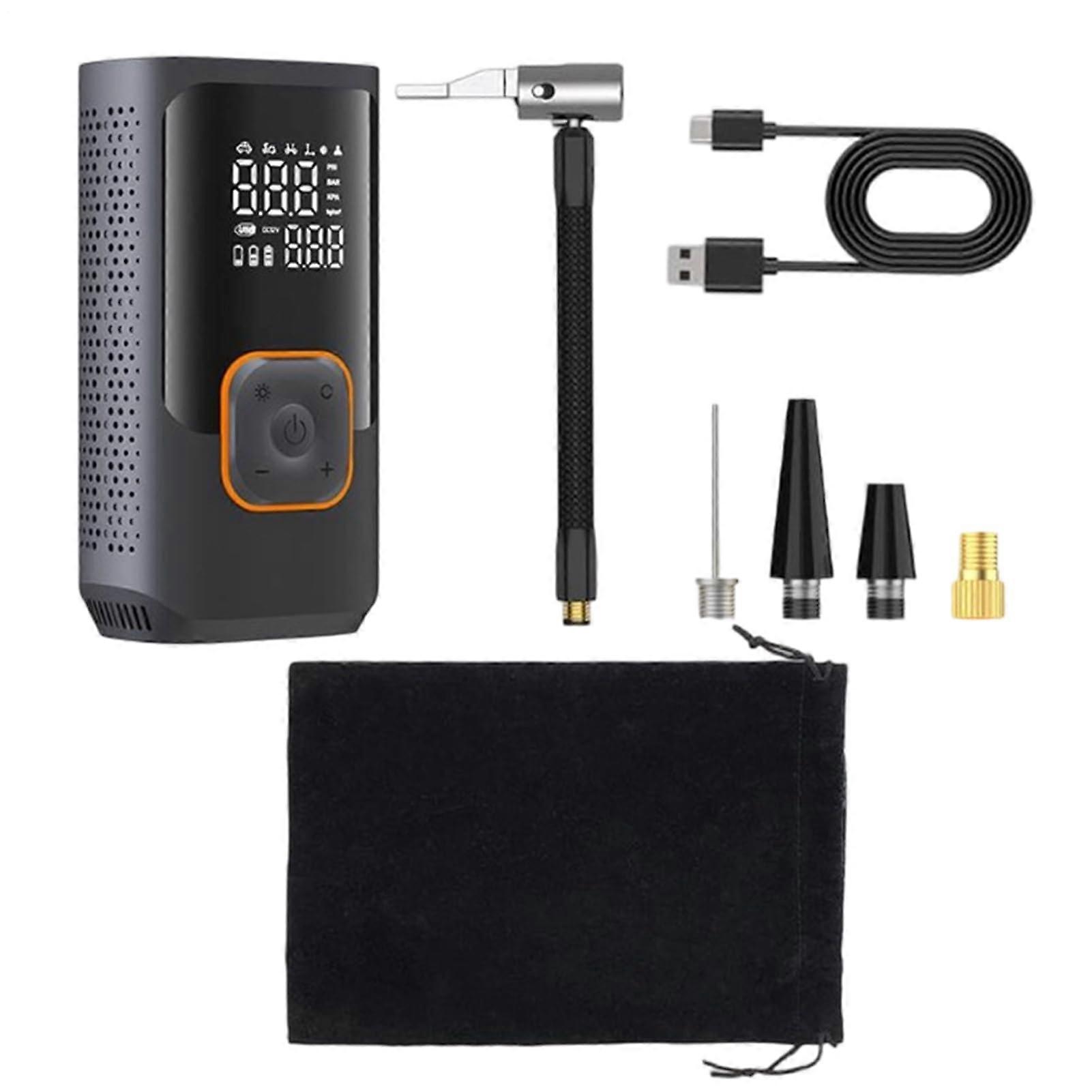 Portable Tire Inflator and Car Air Compressor with Fast Inflation, Auto Shutoff, for Car Bike SUV