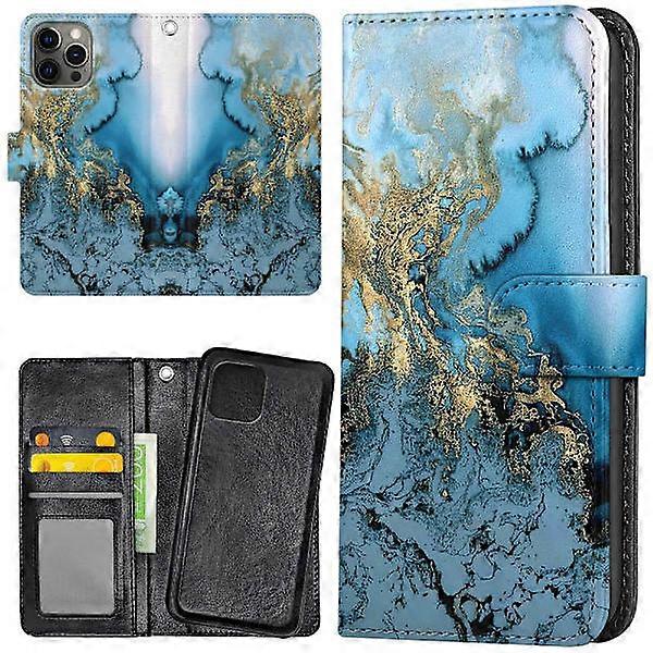 Compatible with iPhone 13 Pro - Wallet Case/Case Art Pattern Multicolour