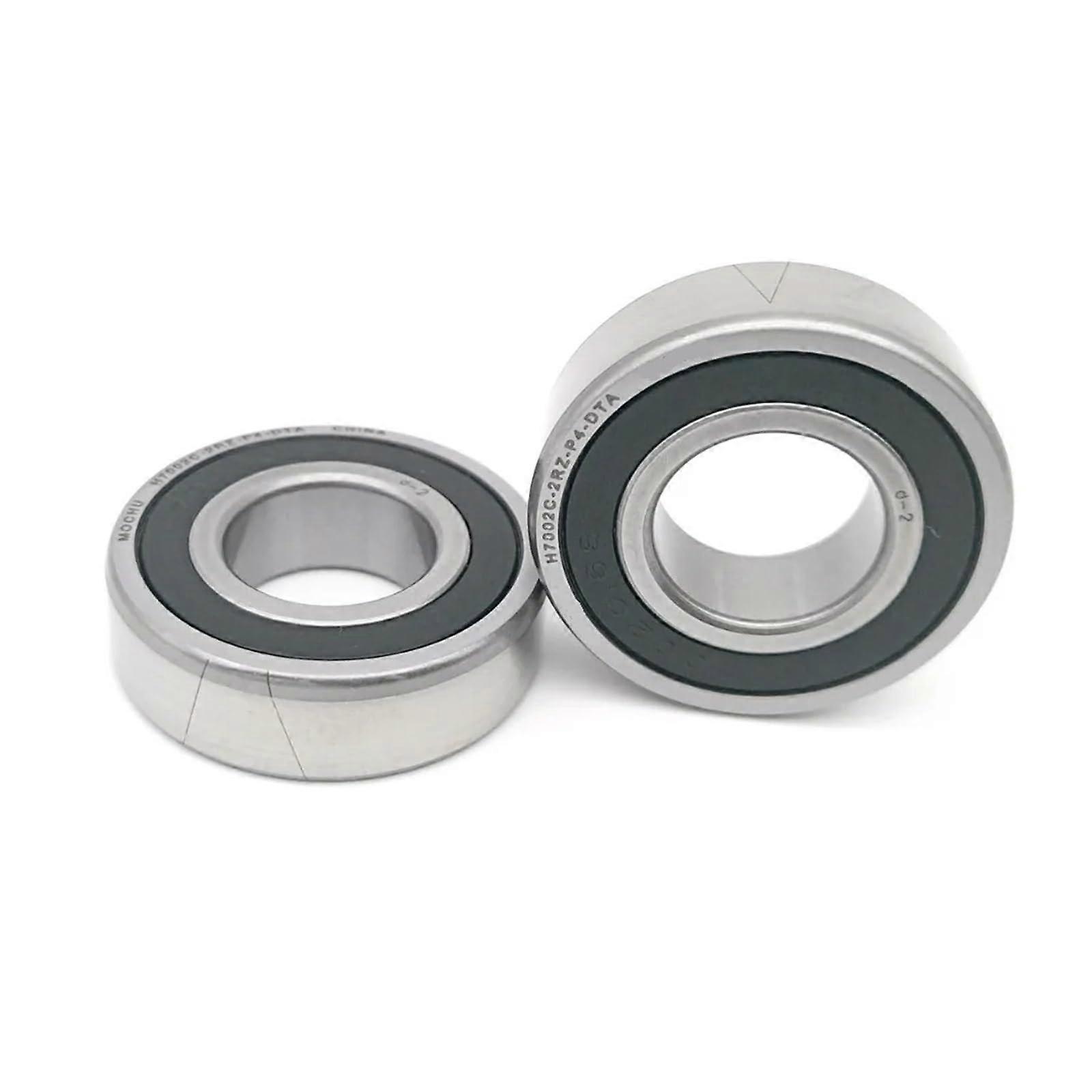 1Pair 7002C P4 Angular Contact Spindle Bearings 15x32x9mm  Precision for CNC