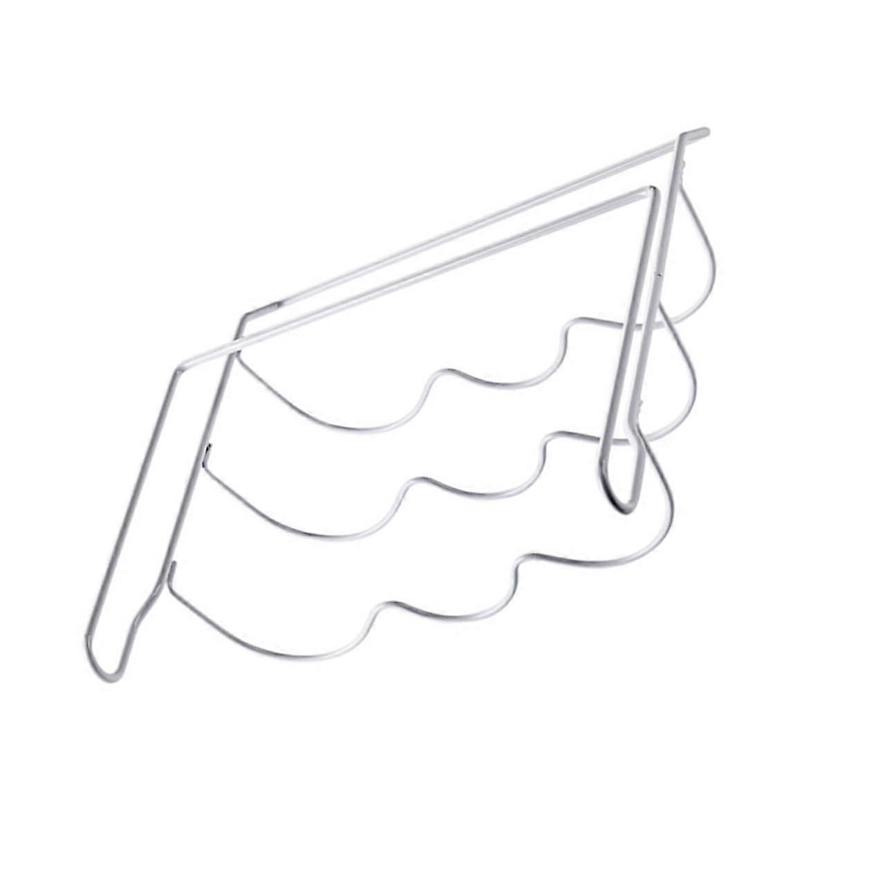 Hanging Wine Rack and Beer Bottle Holder Under Cabinet SpaceSaving Kitchen Storage Shelf