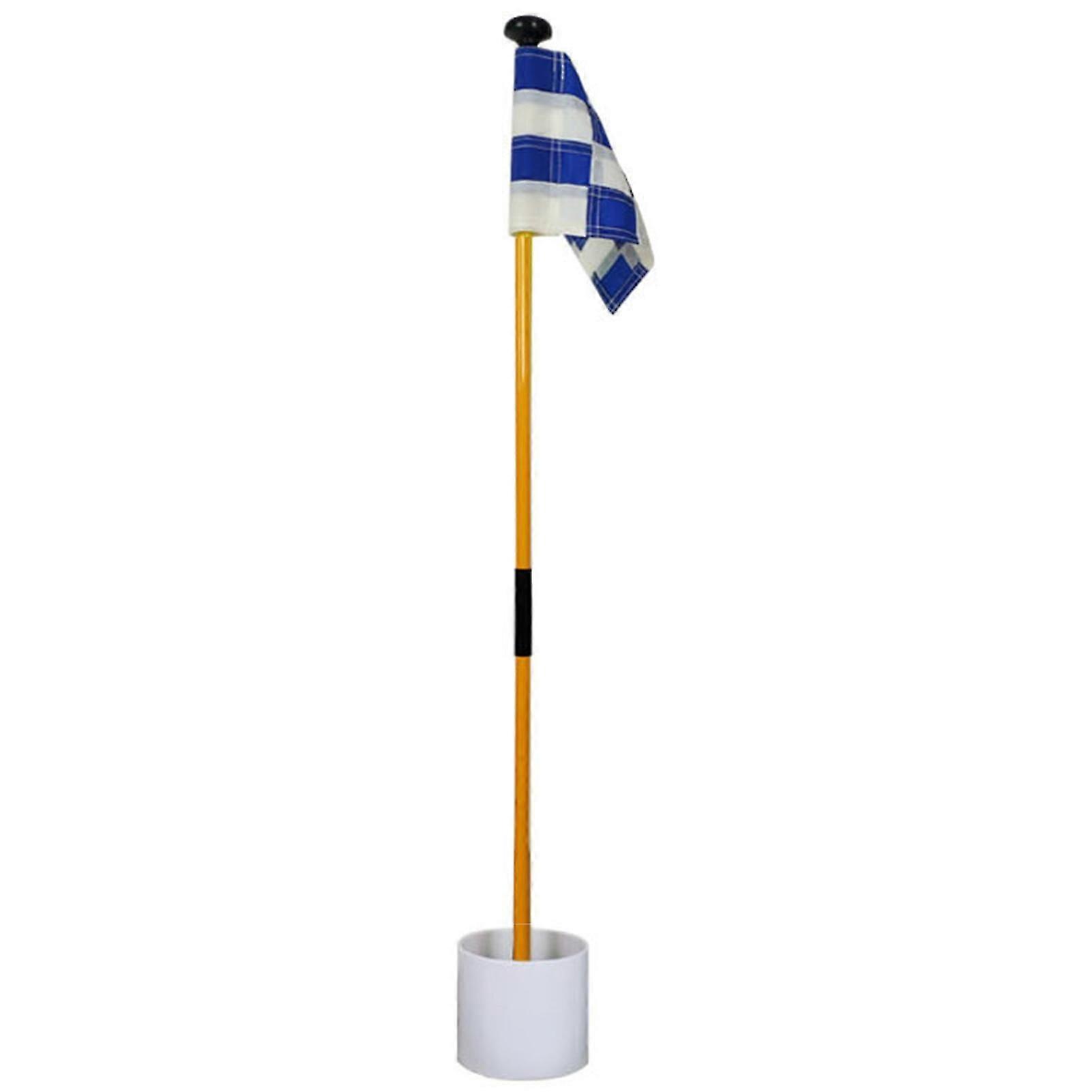 Golf Flagpole Detachable Multifunction Plastic Backyard Practice Golf Hole Pole Cup Flag Stick For Golf Lover