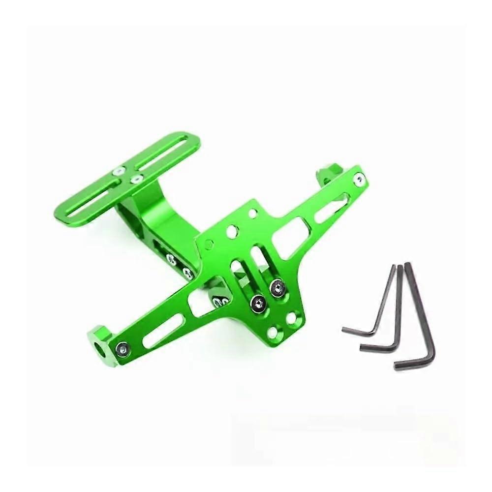 Universal Adjustable Motorcycle License Plate Bracket with Tail Light and Turn Signal Mount