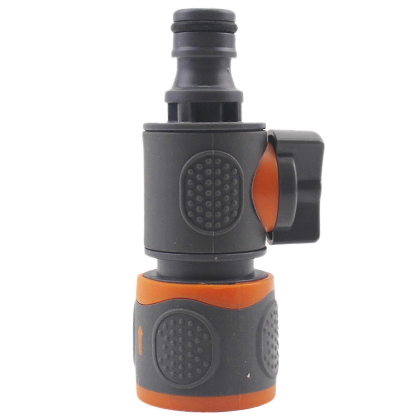 Garden Hose Shut Off Valve with Quick Connect, Easy Flow Control, Durable Weatherproof Connector