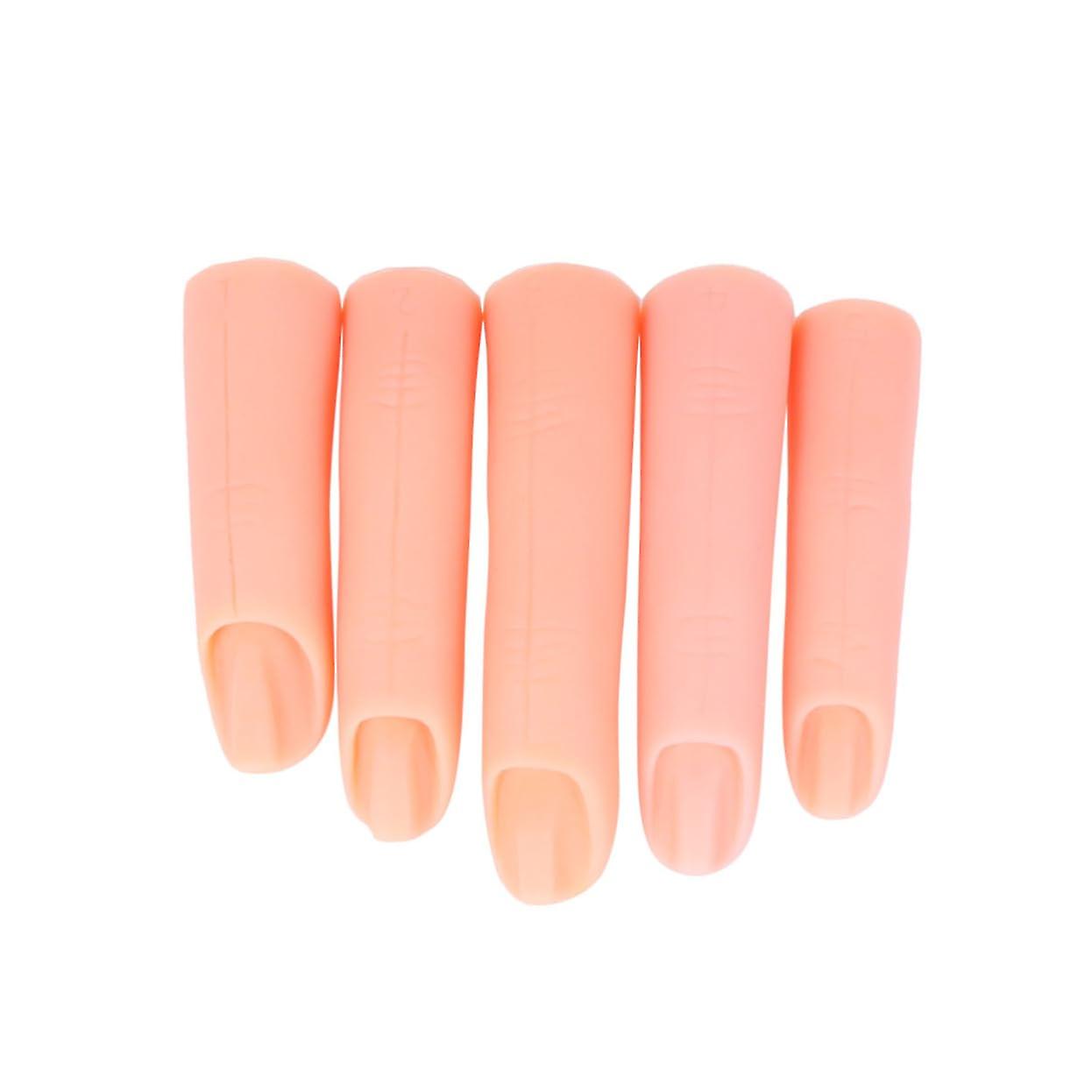 Nail Practice Finger Set with Realistic Simulation for Manicure Training and Reusable Nail Art