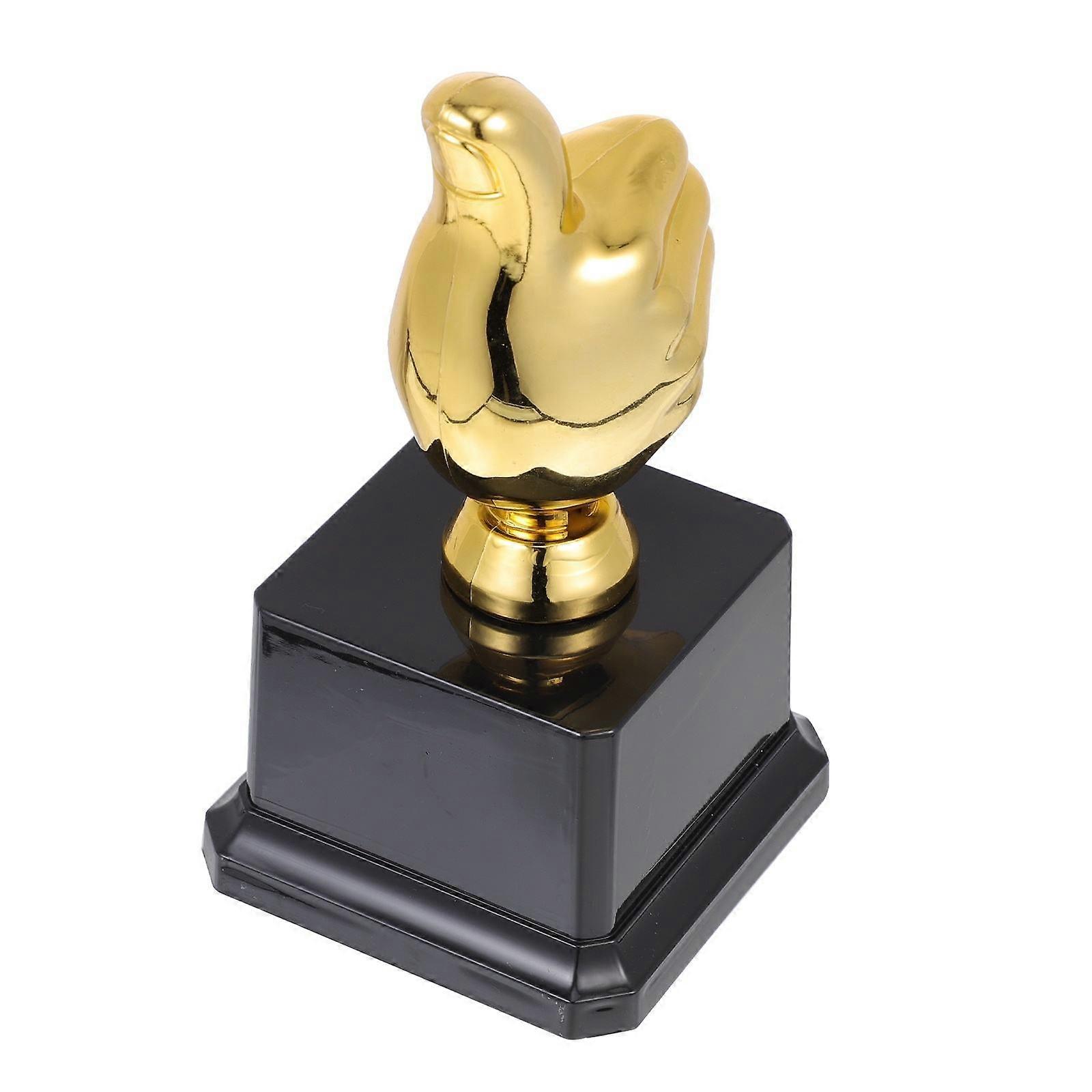 Plastic Thumb Trophy Children Trophy for Decor 1Pcs Award Toy