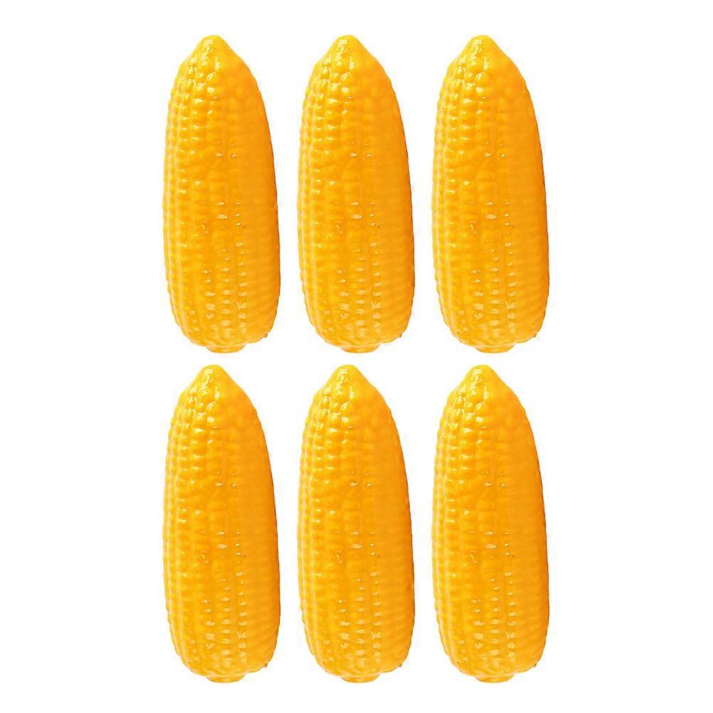 Artificial Corn Simulation Vegetable Model for Home 6Pcs Decor