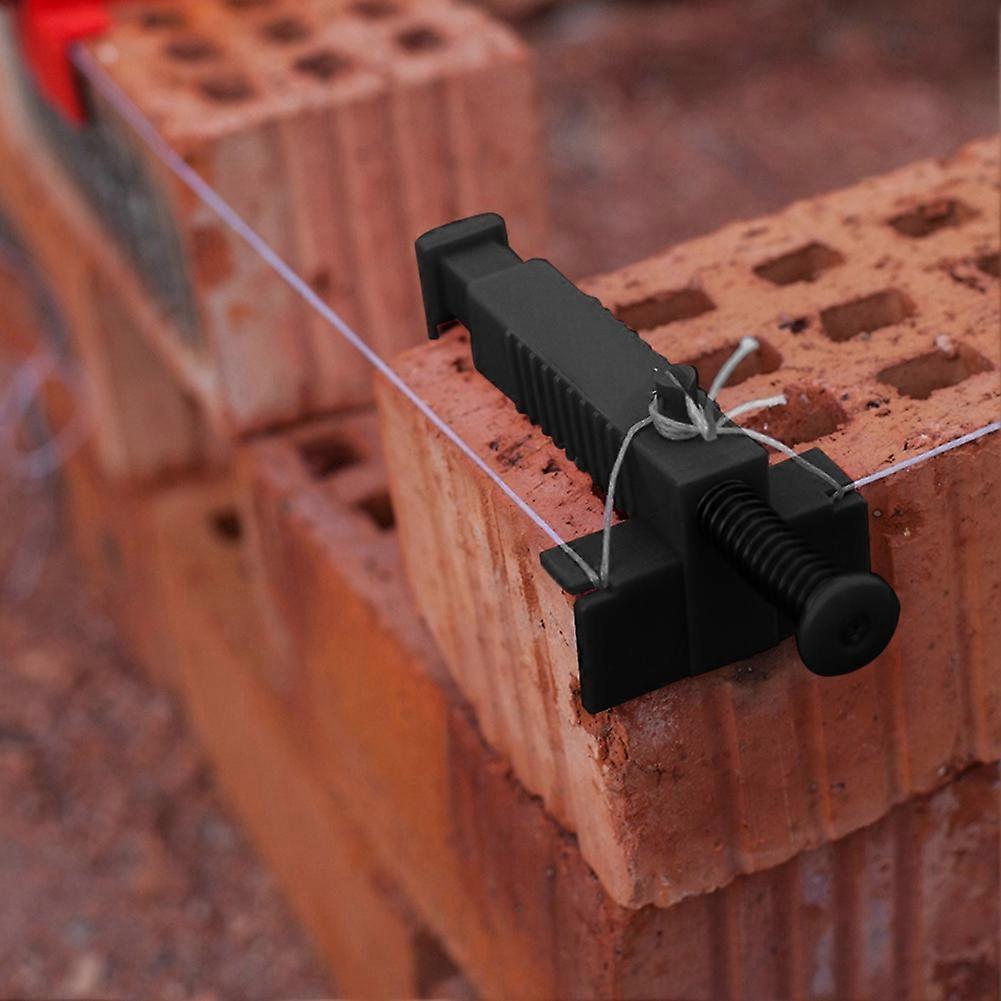 Bricklaying Wire Drawer Brick Leveling Line Runner Puller for Construction Building Fixer Measuring Tools Red 2PCS