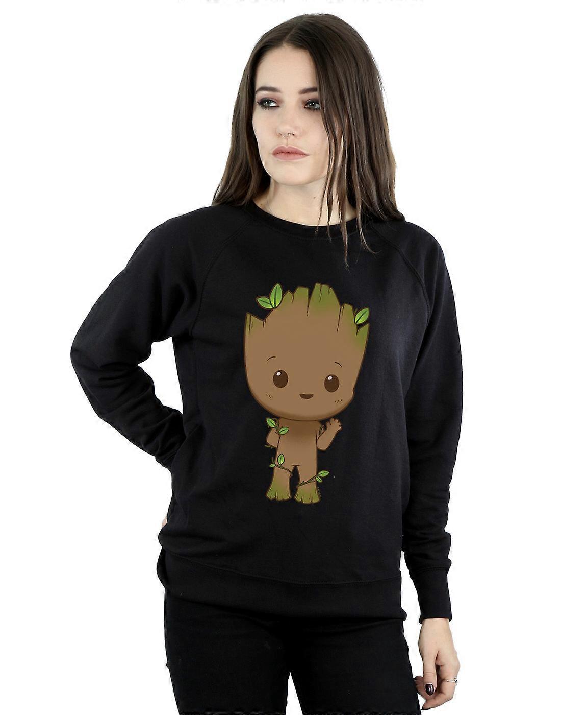 Sweat-shirt Marvel Women's I Am Groot Chibi Wave Pose
