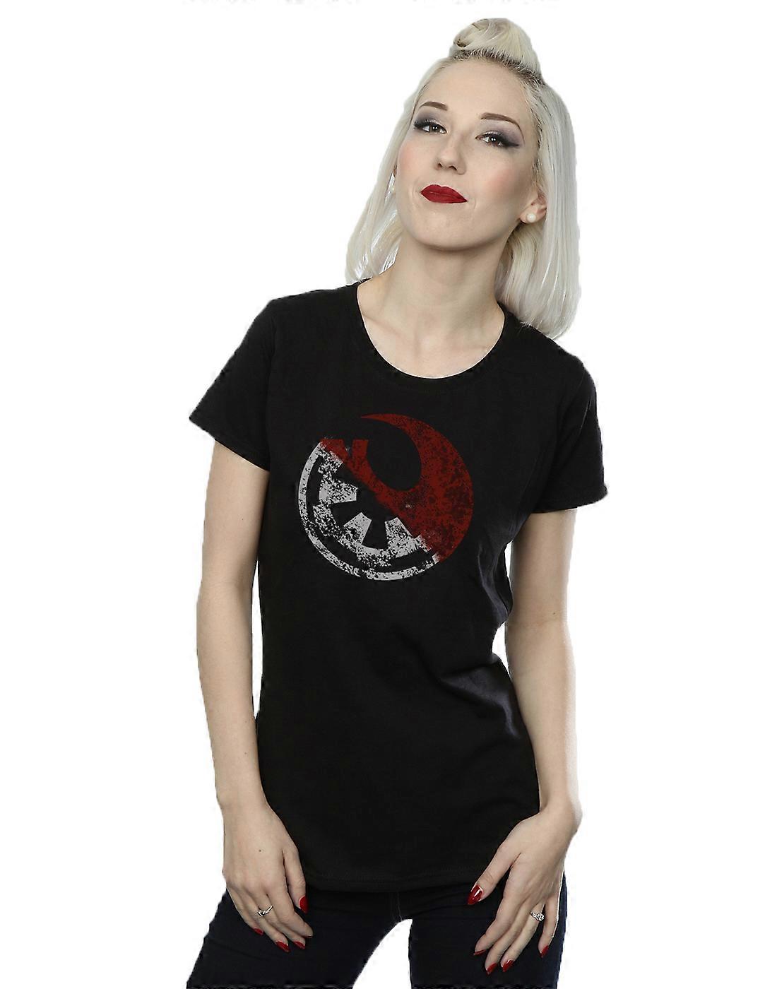 Star Wars Women's Rogue One Rusty Emblems T-Shirt