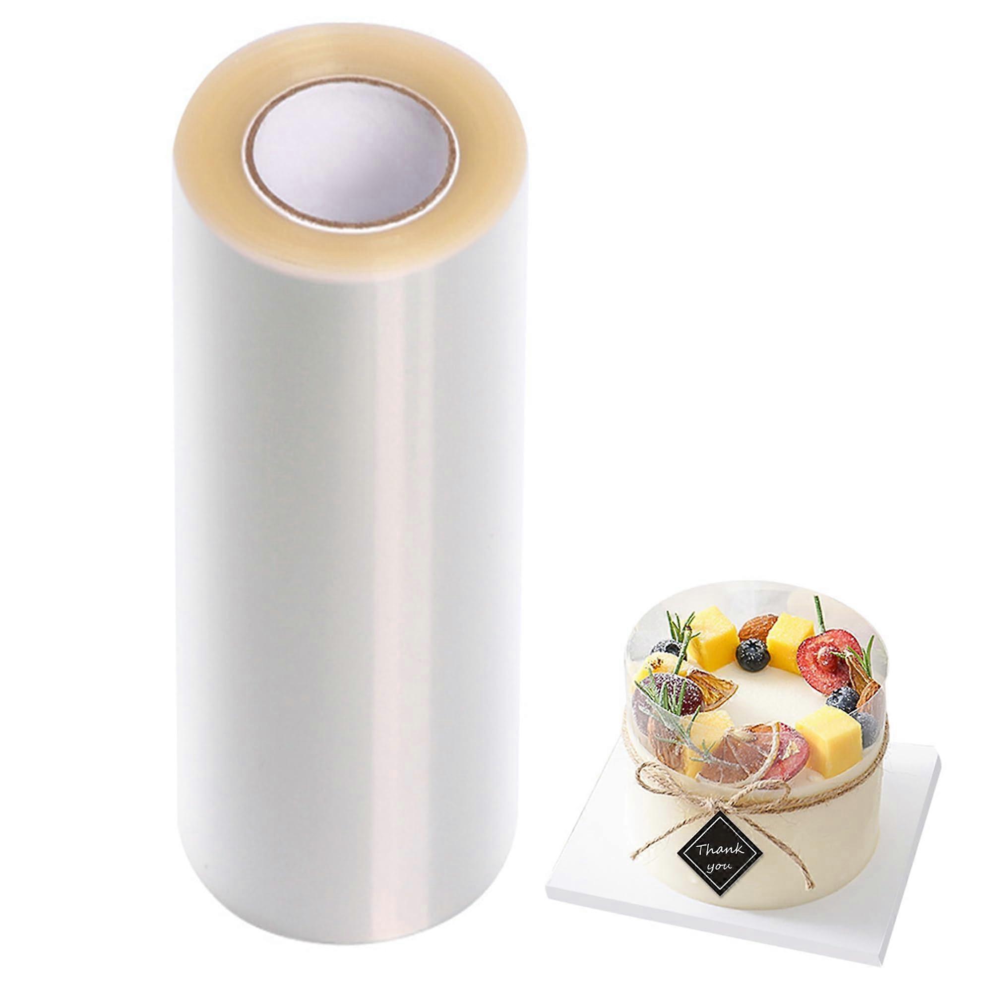 Cake Collar 30CM x 10M Transparent Food Safe Acetate Sheets for Precise Cake Edge Decorating