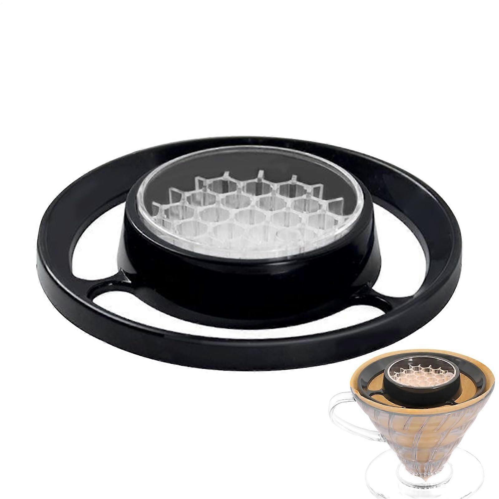 Precision Pour Over Coffee Dripper with Heatproof Reusable Cone Filter for Even Brewing