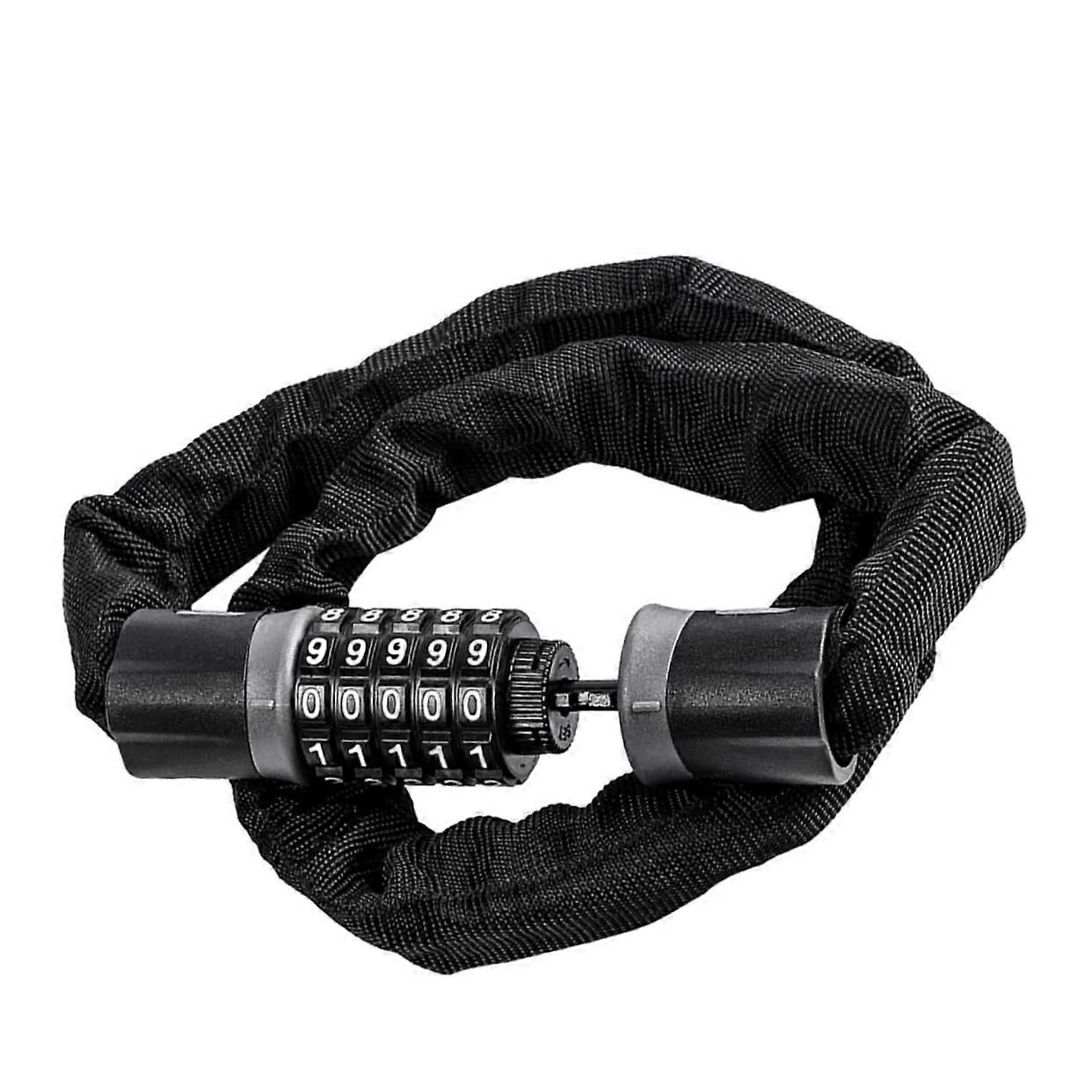 Security Combination Bike Lock with Resettable Code, Anti Theft Cable for Mountain and Electric Bikes