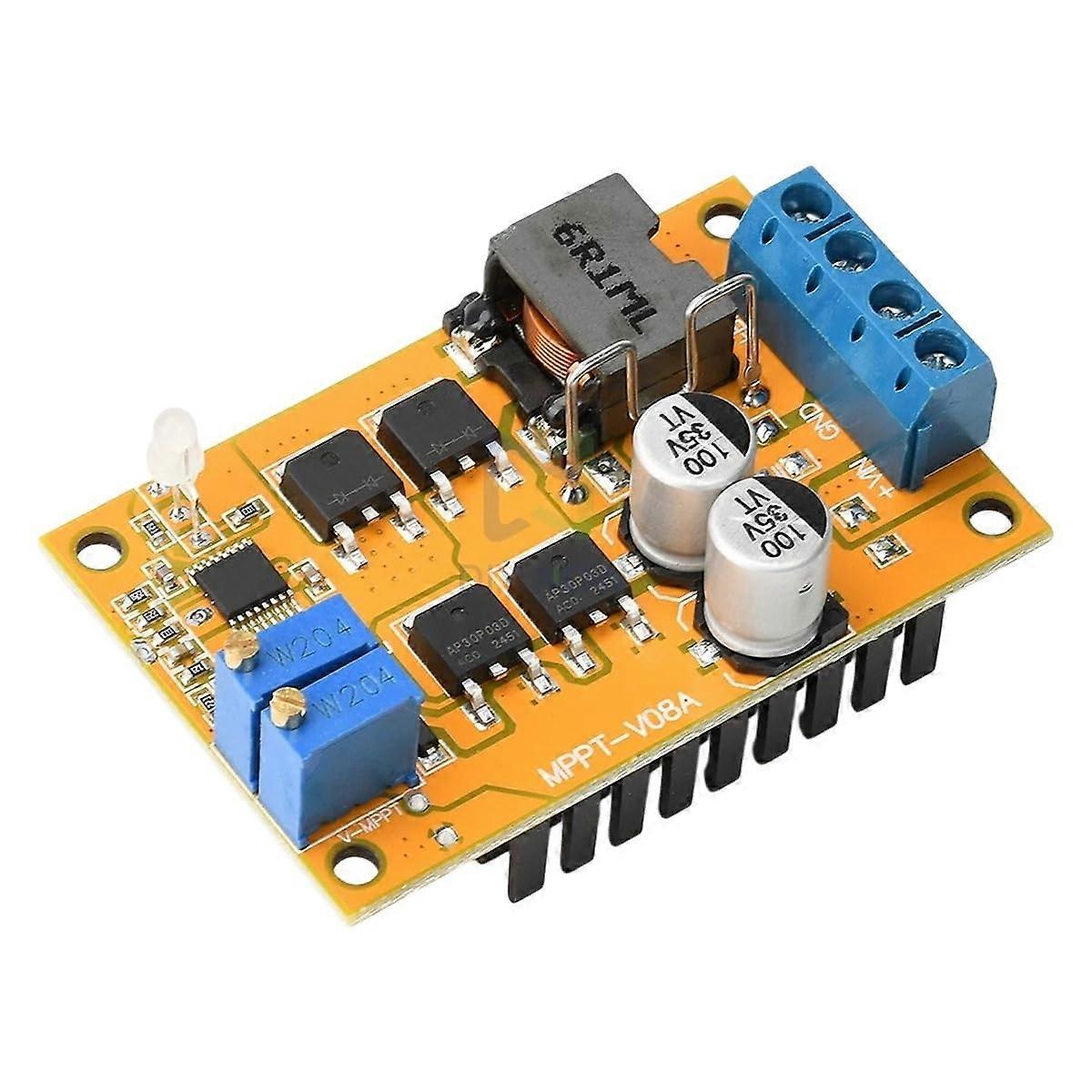 MPPT Solar Charge Controller 100W 5A DC 828V Automatic Voltage Regulator for 9V 12V 24V Systems