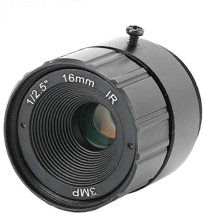 CCTV Security Camera Lens 16mm 3MP CS Mount Fixed Focus  Resolution for Surveillance