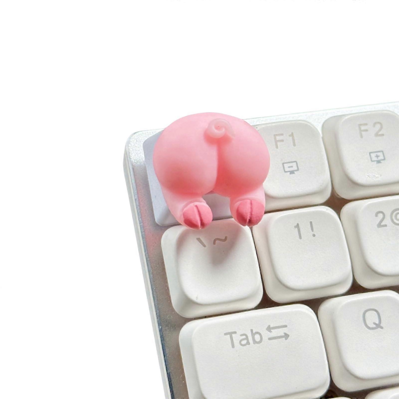 Mechanical Keyboard Keycaps 3D Animal Butt Custom ABS Keycap for Cherry MX Gaming Keyboard