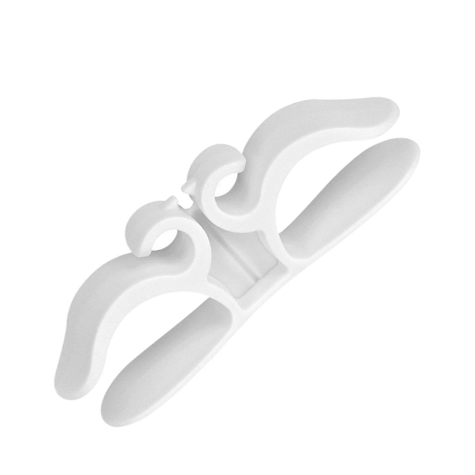 Kitchen Appliance Cord Organizer with Flexible Silicone Design, White SpaceSaving Cable Holder