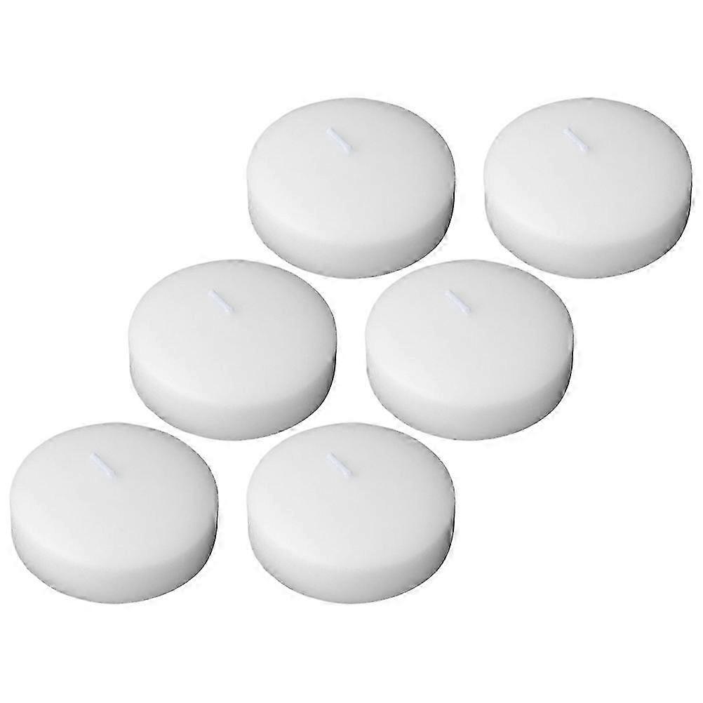 Wedding Floating Candles White Romantic Decor for 18Pcs Unscented Use