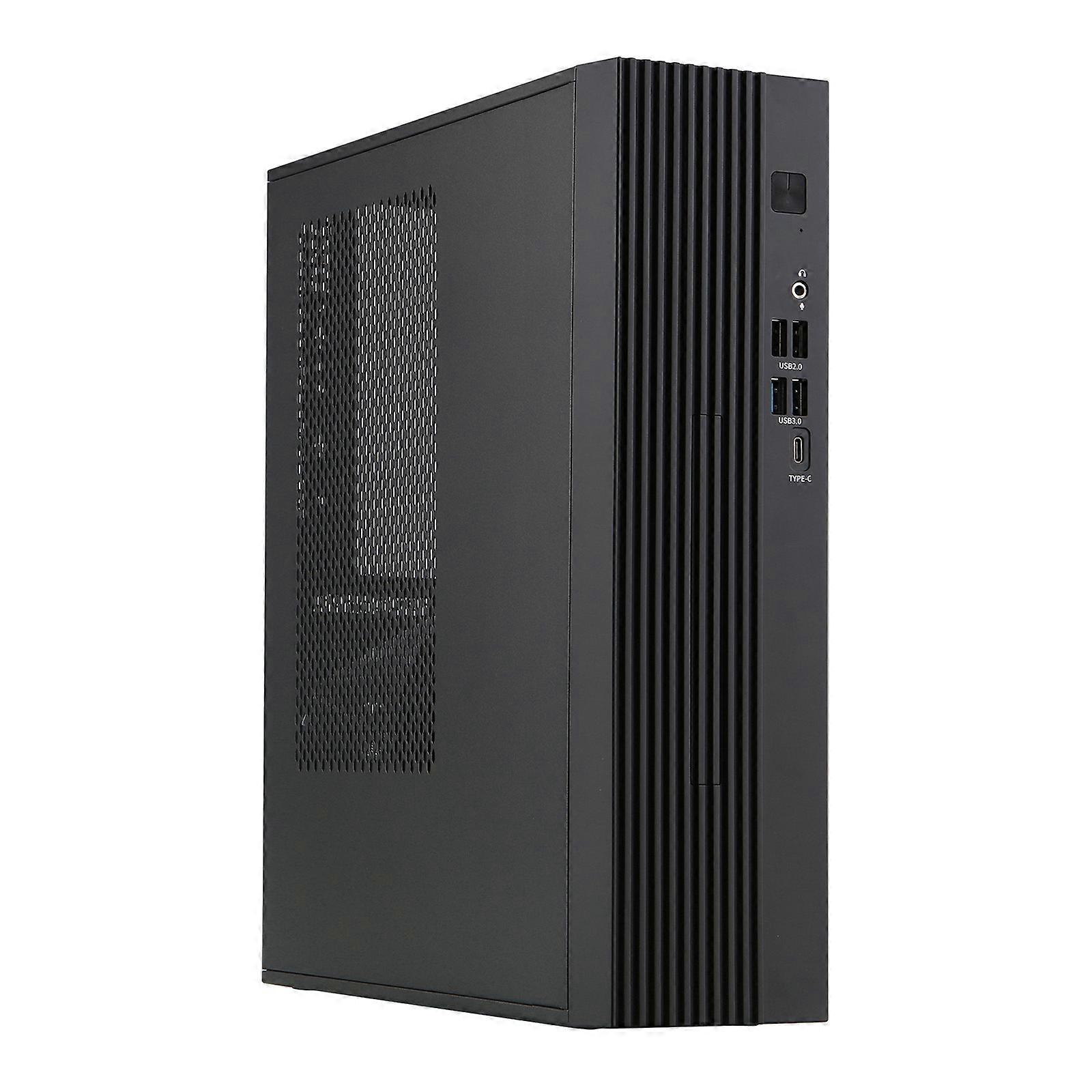 Half Height Graphics Card Computer Case 0.7MM SGCC Galvanized Steel Plastic Front Panel Assembly Mini PC Desktop Machine Multicolor