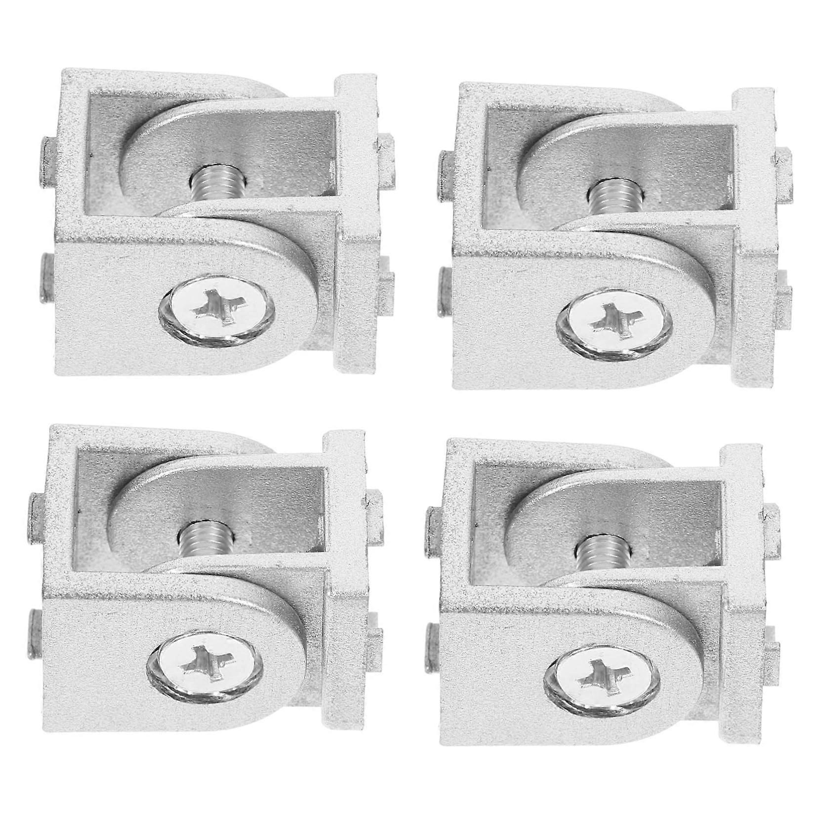 4Pcs Aluminum Profile Connectors Adjustable T Slot Pivot Joints for Modular Frames