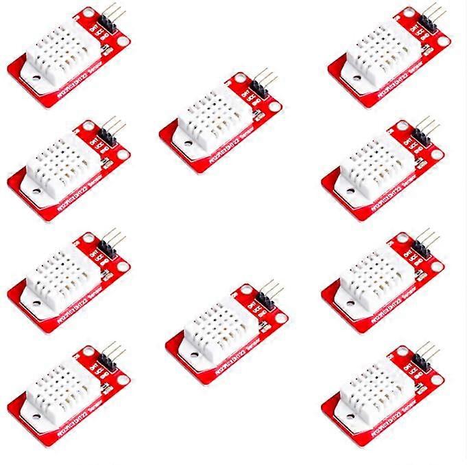 10pcs DHT22 AM2302 Temperature and Humidity Sensor Module for Arduino and Raspberry Pi Projects