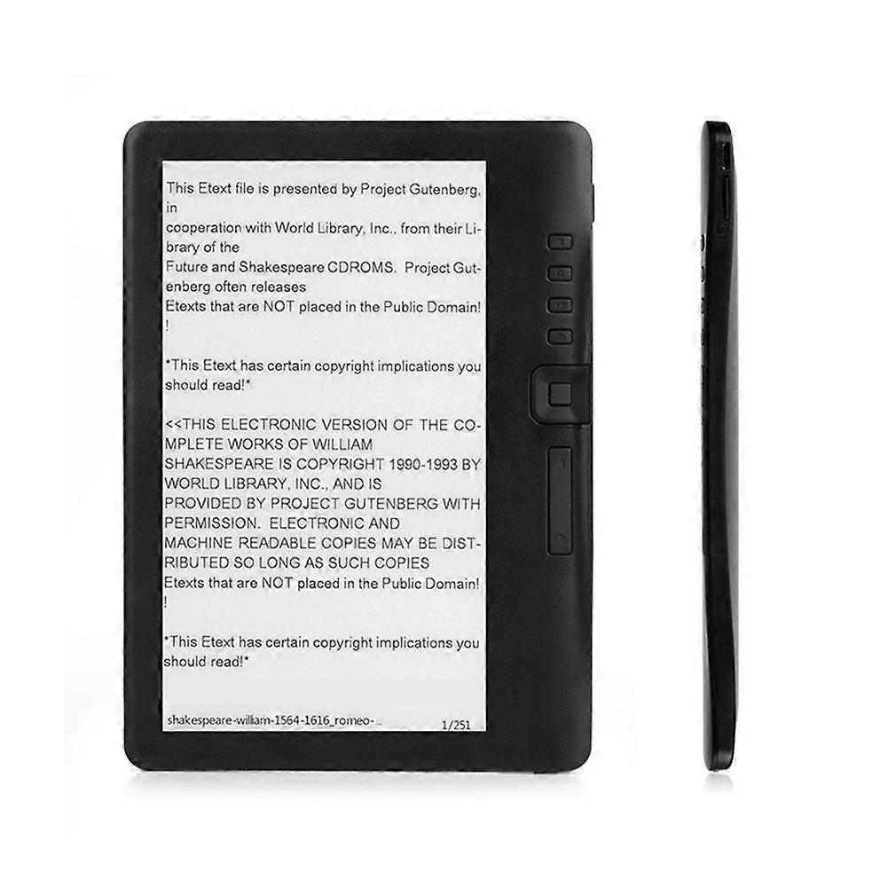 Portable 7inch Ebook Reader Colorful Screen Supports Memory Card Digital Book Read EEBook Reader Reader 4G