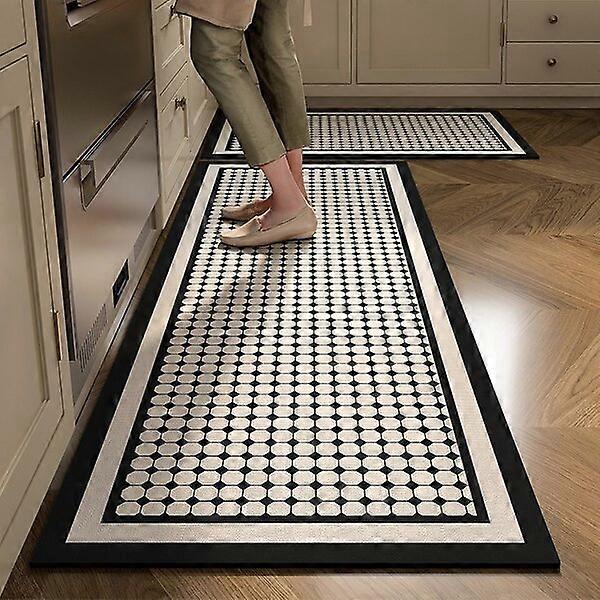 Kitchen Mat, Stain Resistant Protect Tableware, 50x80cm, Kitchen PVC Mat