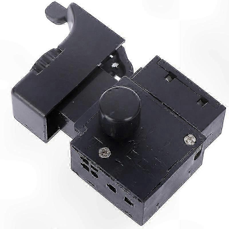 Electric Drill Speed Control Trigger Switch, 6A 250V Black Replacement for Power Tools