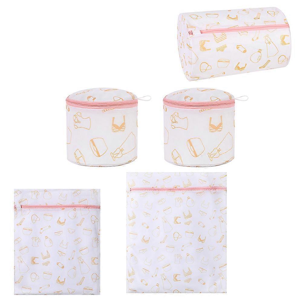 Laundry Zipper Bag Washing Machine Mesh Net for Clothes 10Pcs Kit