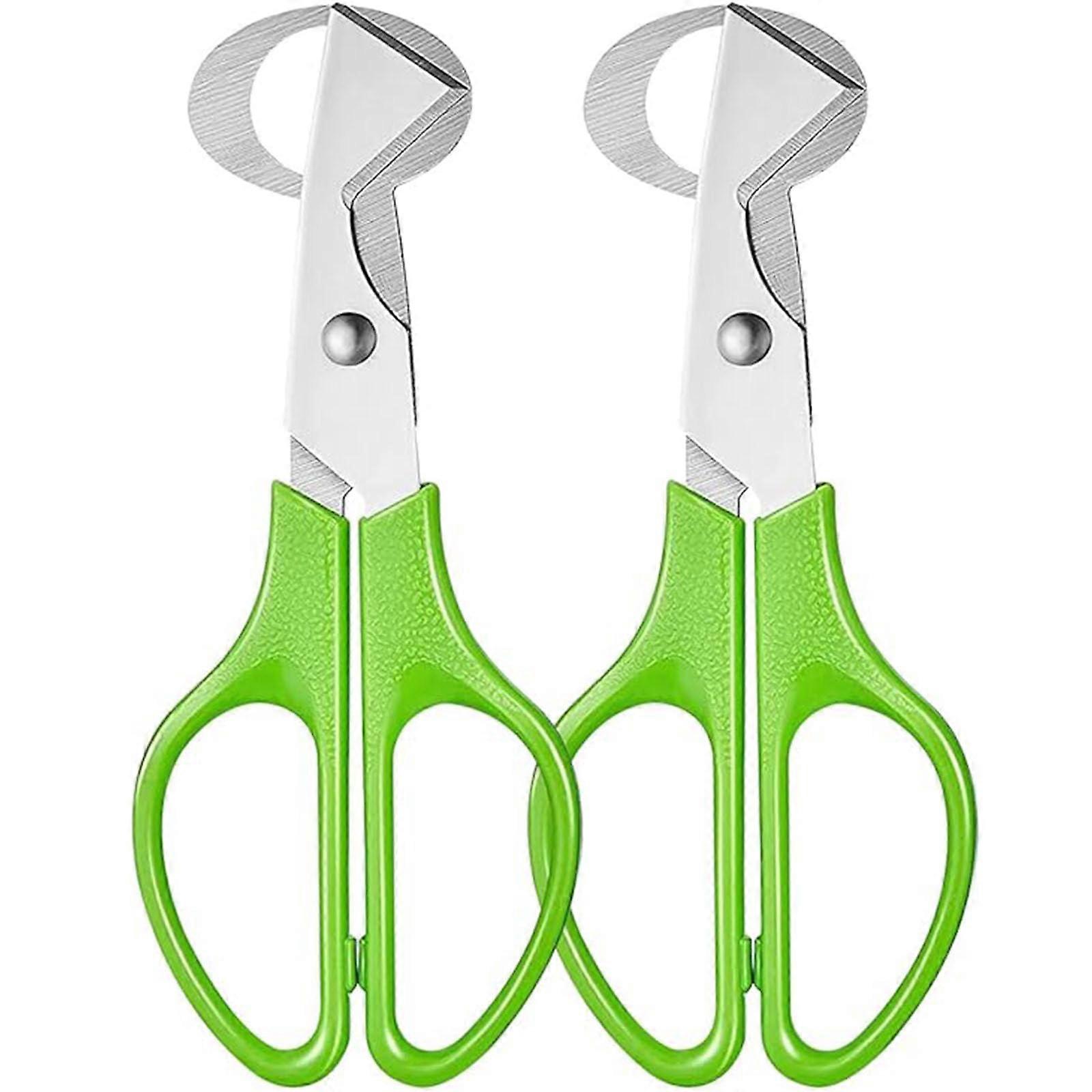 Egg Shell Cutter and Quail Egg Scissors, Dual Pack, Matched Color, Easy Bird Eggshell Opener