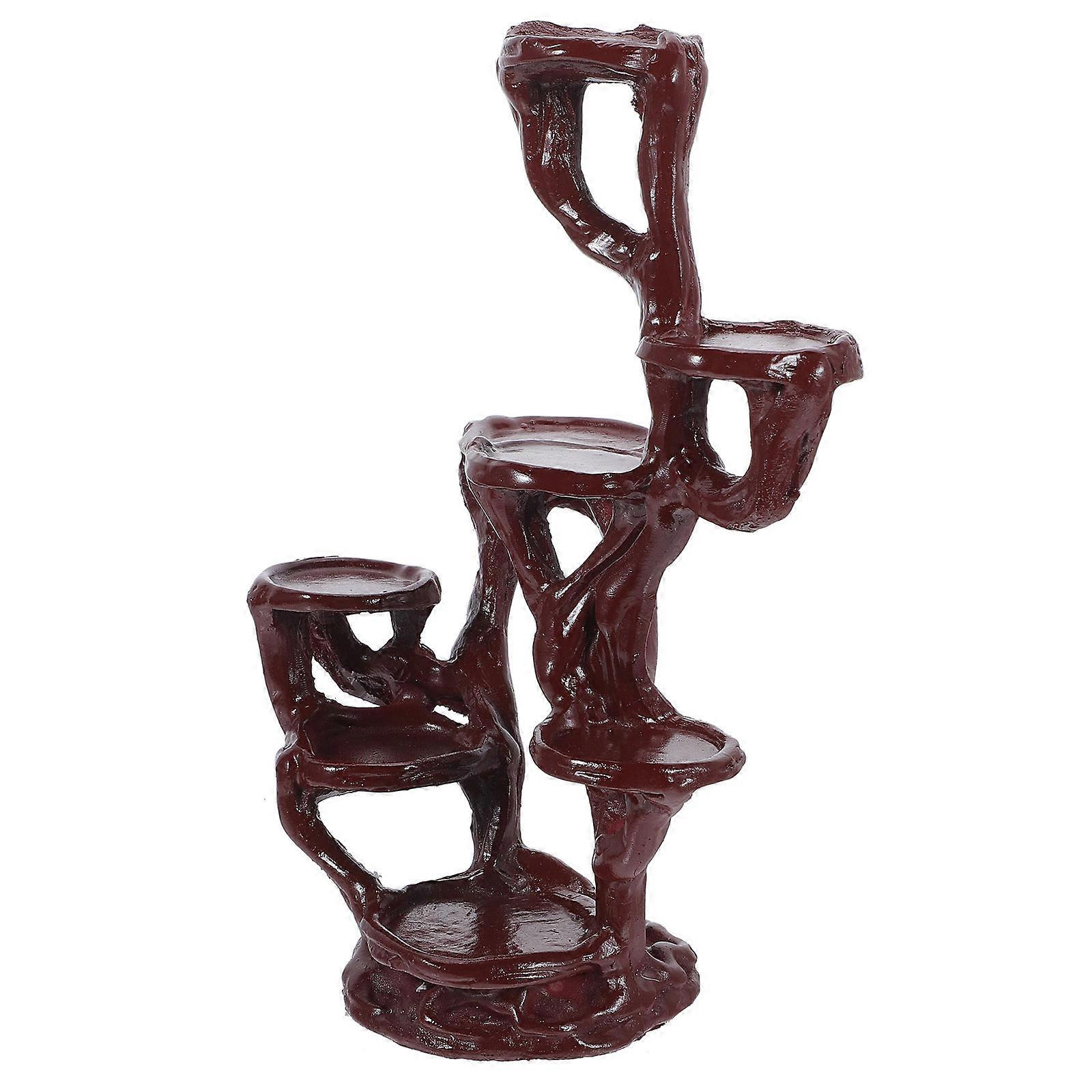 Resin Plant Stand for Indoor Plants Stable Multi Layer Flower Pot Base