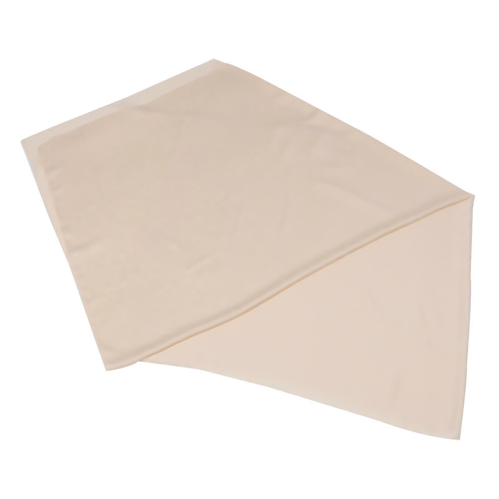 Polyester Chiffon Fabric Material Sewing Craft Makers Comfortable Hand Feeling 100X150CM Khaki 1Pc